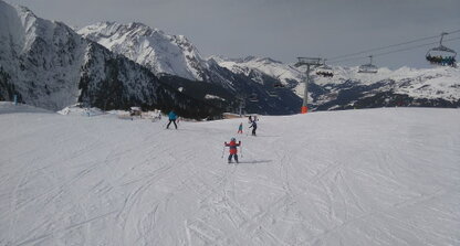 Slope fun at the Ahorn area Slope fun at the Ahorn area