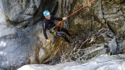 Canyoning fun in the Zillertal Canyoning fun in the Zillertal